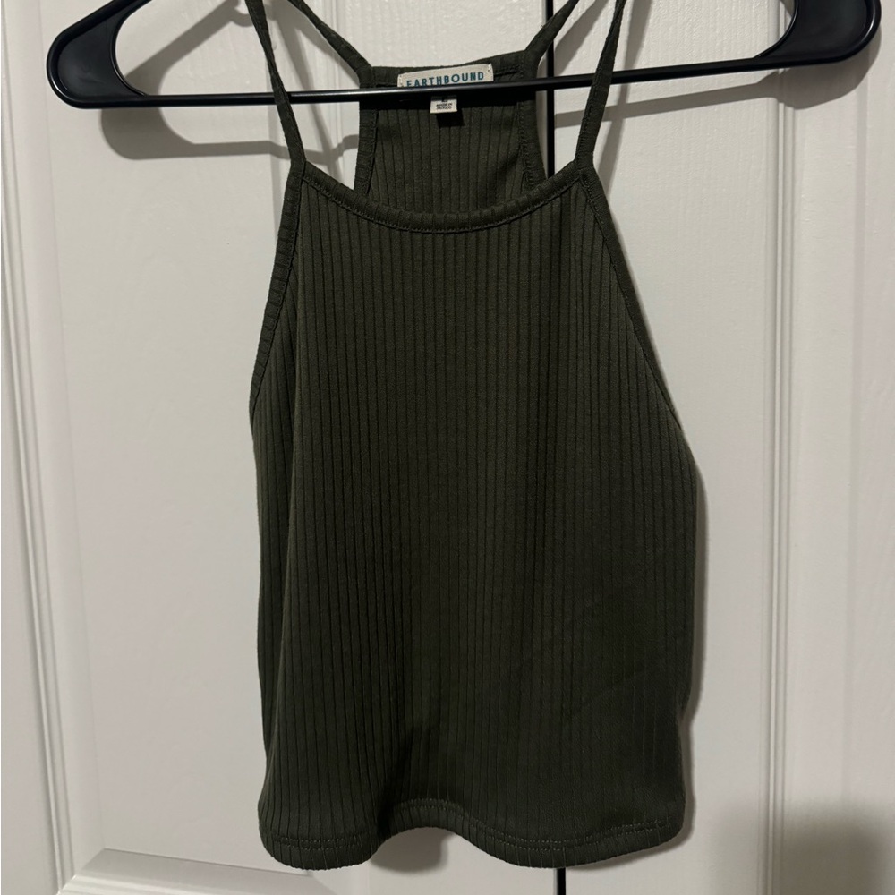 Earthbound cropped tank